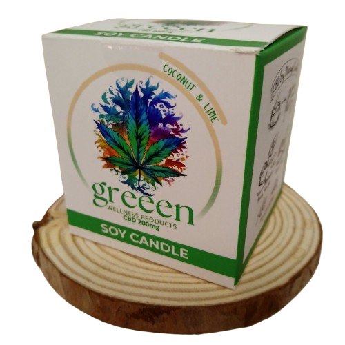 Coconut Lime CBD Candle 200mg