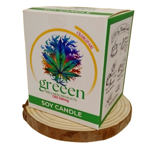 Frangipani CBD Candle 500mg